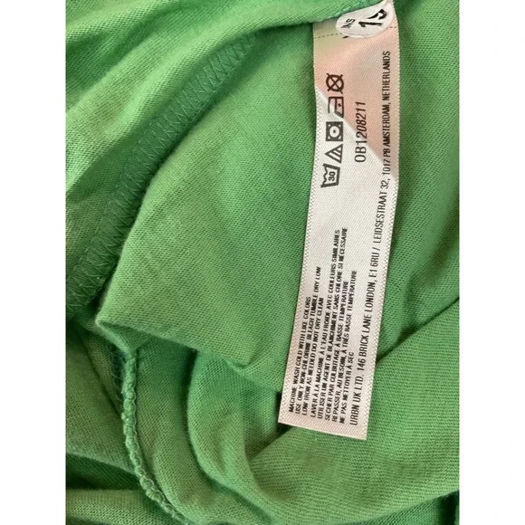 FREE PEOPLE Beach Green Long Sleeve Oversized Maxi Dress XS - Picture 3 of 10